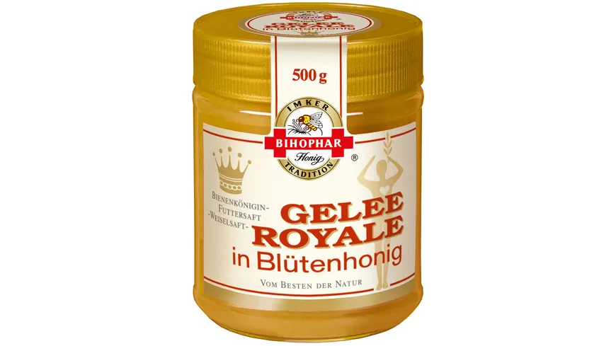 BIHOPHAR Gelée Royale in Blütenhonig 500 g
