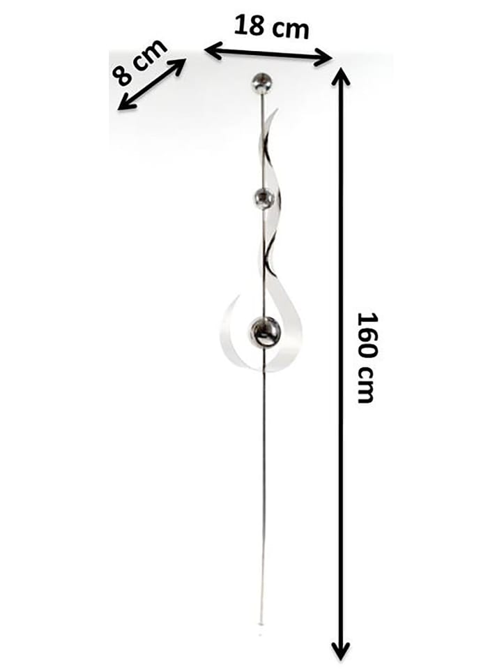 kobolo Gartendekoration DROPS in Silber günstig kaufen onesize