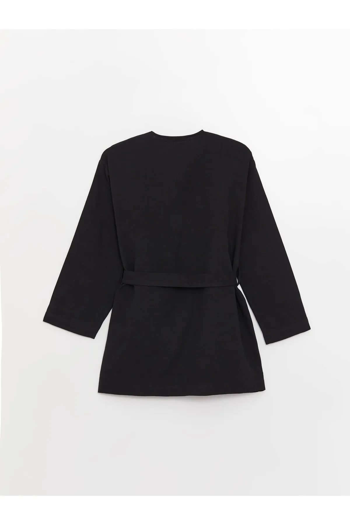 LC Waikiki  Schalkragen, schlicht, langärmelig, Übergröße, Musselin, Damen-Kimono