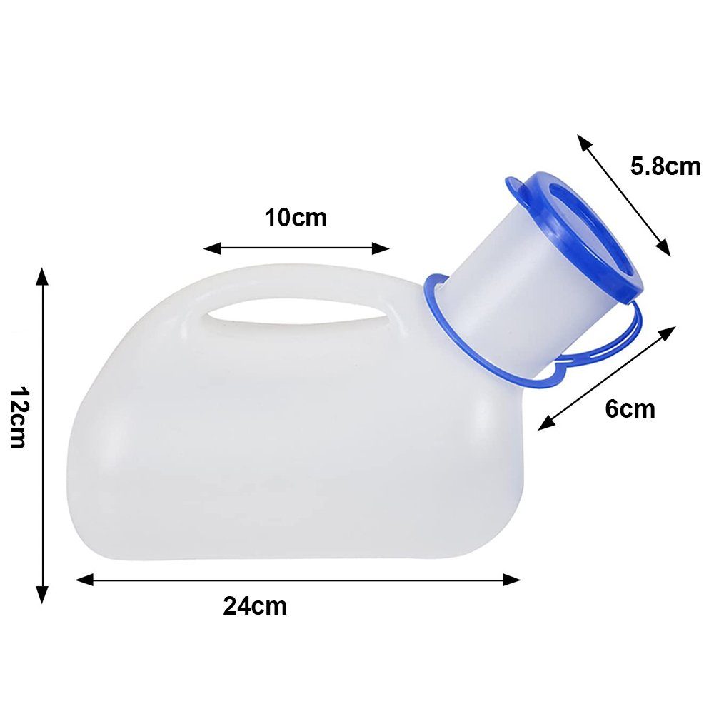 FeelGlad Campingtoilette Urinal für Auto,unisex, (1-St), mit Deckel und Trichter