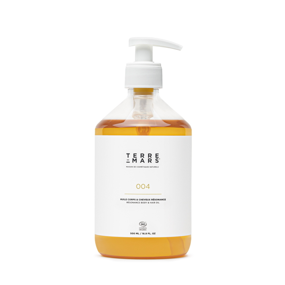 Terre de Mars 004 HUILE CORPS ET CHEVEUX RÉSONANCE 500ml HUILE CORPS ET CHEVEUX RÉSONANCE
