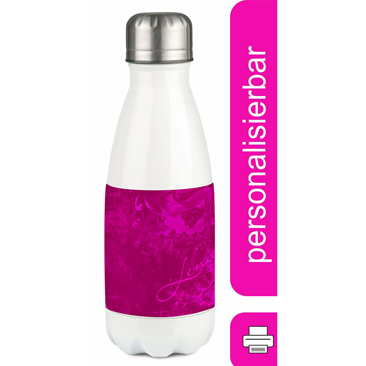 Edelstahl Kinder Thermoflasche / Trinkflasche bunt Traum Farbe brombeere Spülmaschinenfest, Auslaufsicher, Bruchfest, Doppelwandig, Für Heißgetränke geeignet, Mit Deckel, Isoliert