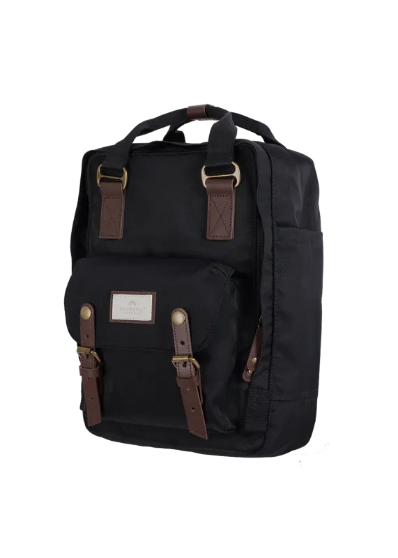 Doughnut Macaroon Backpack - black