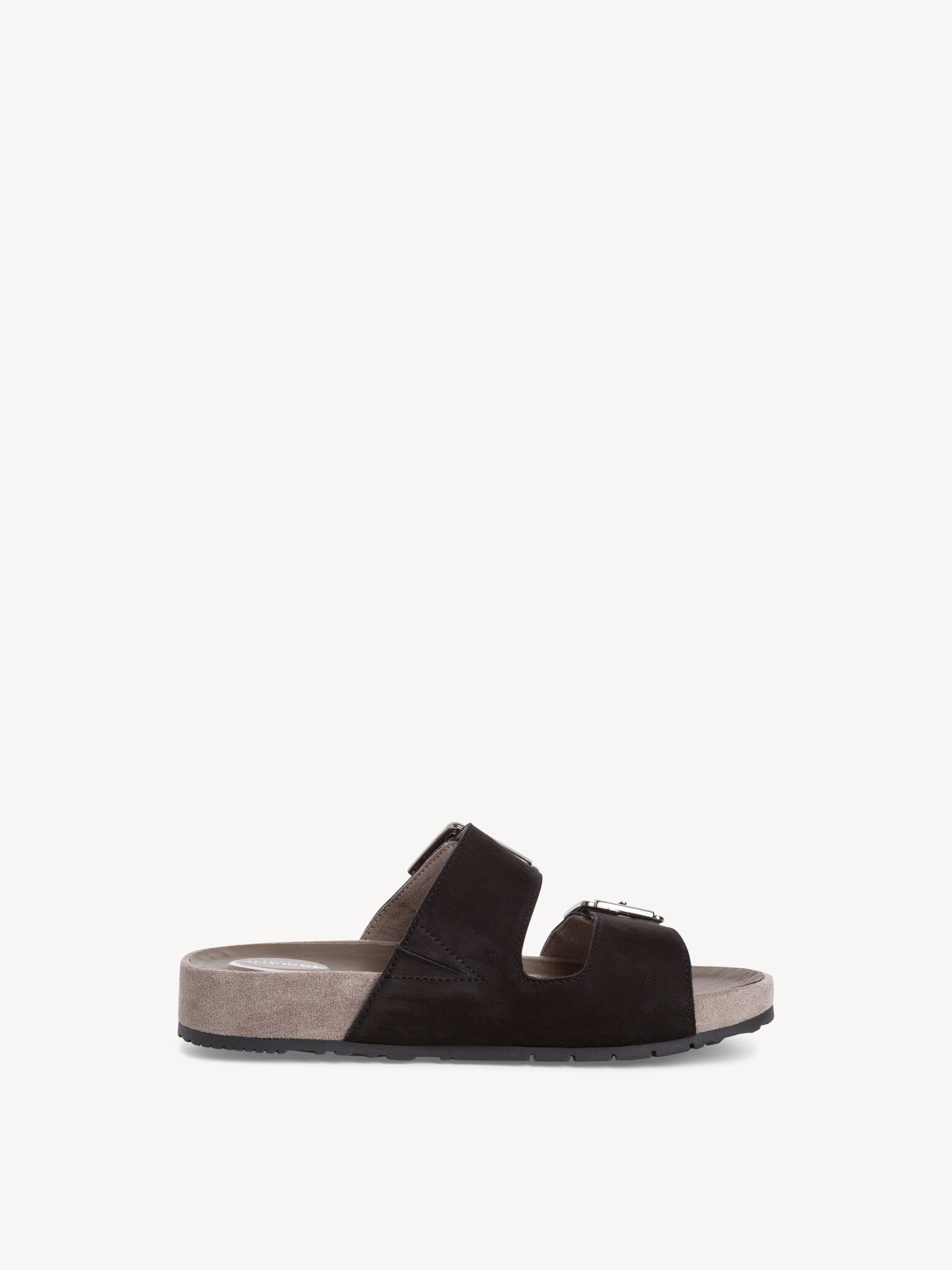 Mule en cuir - noir