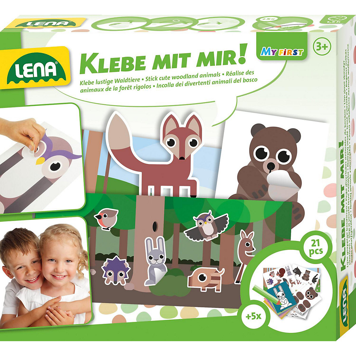 My First Kreativset Klebe mit mir Waldtiere