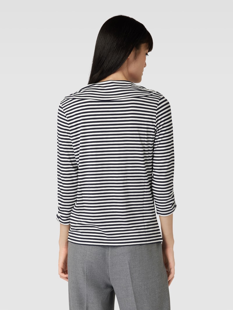 Longsleeve mit 3/4-Arm in marineblau