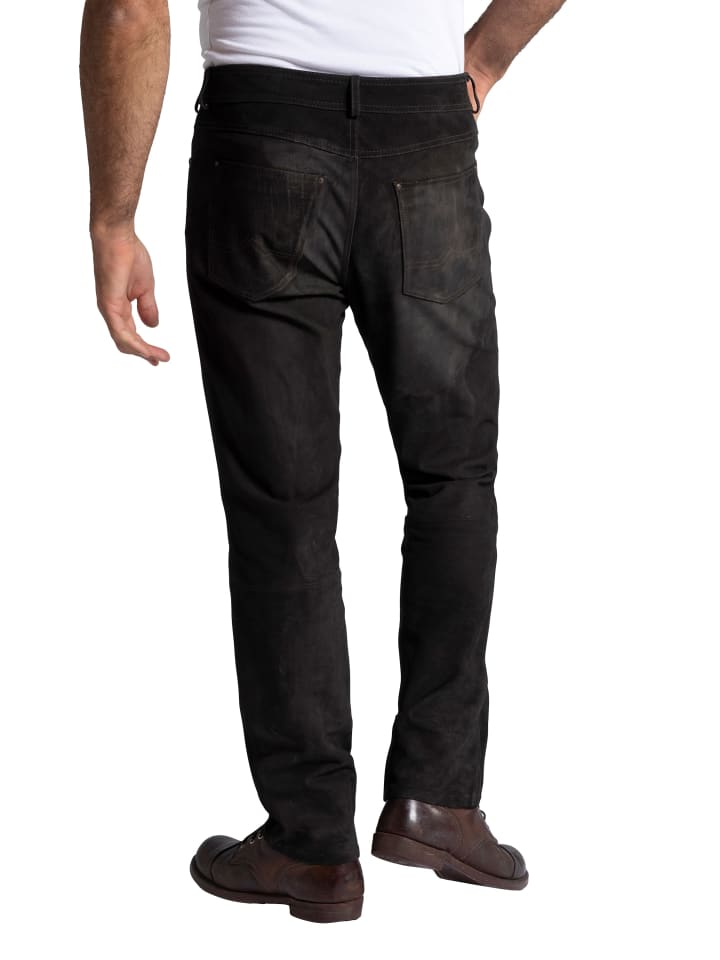 JP1880 Lederhose in braun günstig kaufen