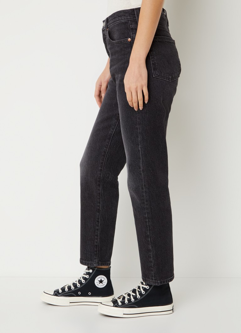 Levi's džínsy s vysokým pásom, zúžené a skrátené, s farebným praním