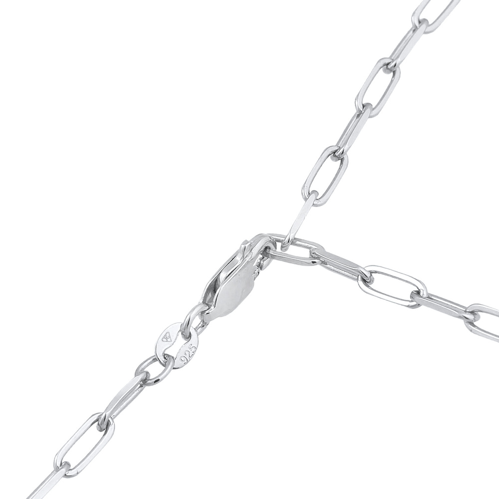 Elli Elli Collier Femmes Chaîne en Y Maillons Ovales Grossier Intemporel en argent ste collier