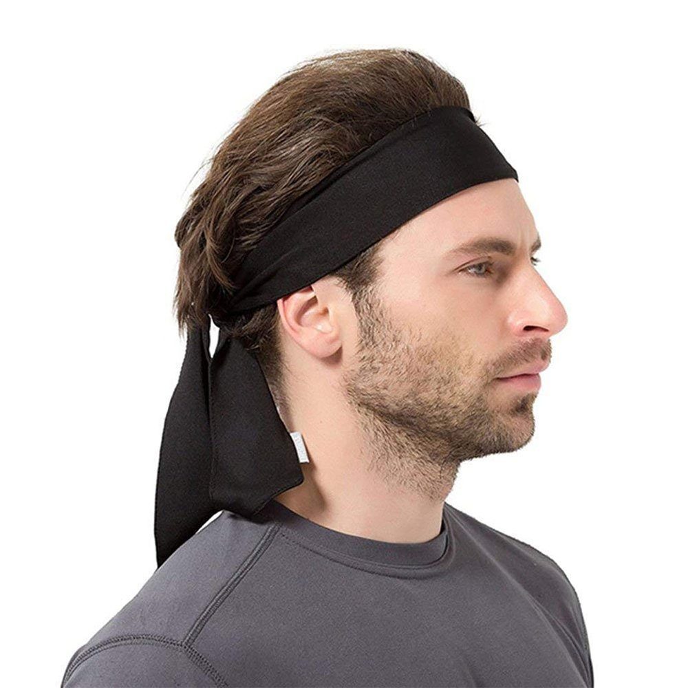 aikidio Schweißband Sport Stirnband Tennis Headband Feuchtigkeit Wicking Haarband