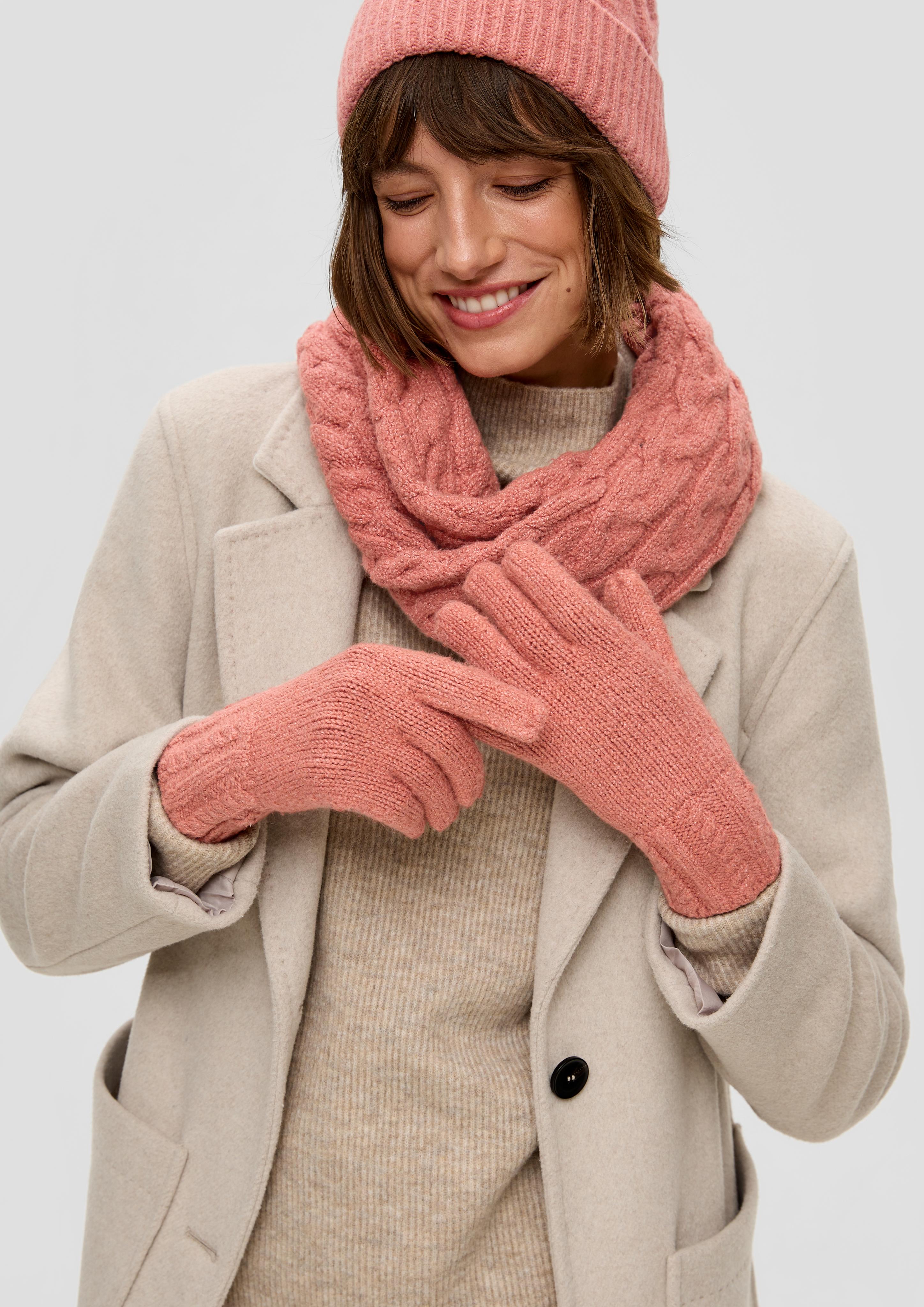 Strickhandschuhe aus Baumwollmix  2134302-2074