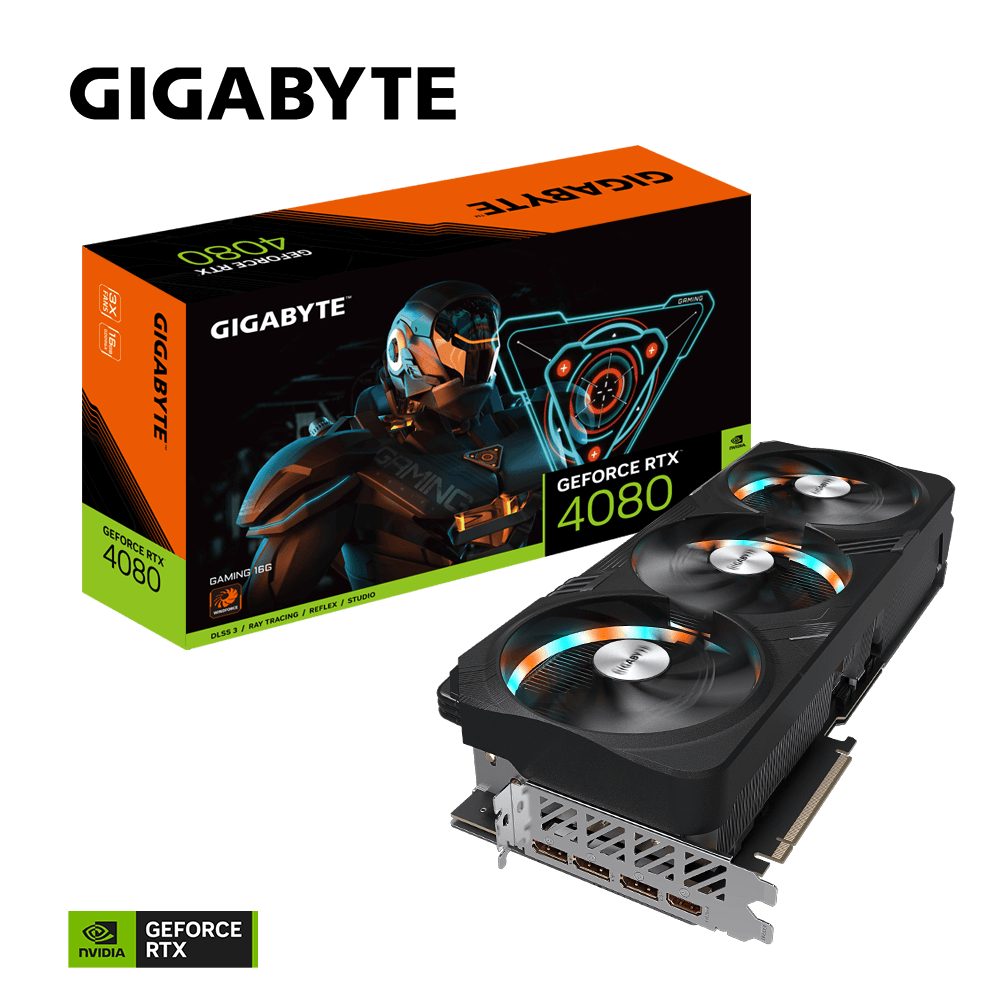 Gigabyte GeForce RTX™ 4080 16GB GAMING Grafikkarte (16 GB, GDDR6X)