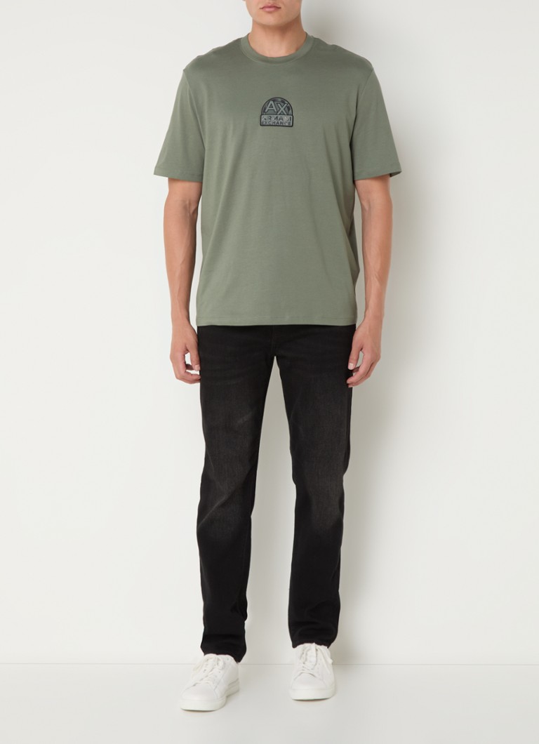 Armani Exchange T-krekls ar izšuvumu no logotipa