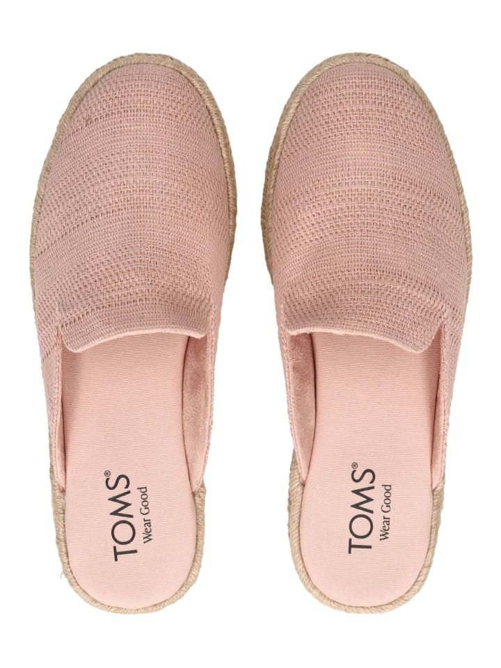 TOMS Pantoletten in Pink günstig kaufen