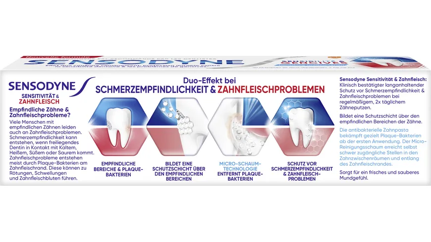 Sensodyne Sensitivität & Zahnfleisch Zahncreme 75 ml