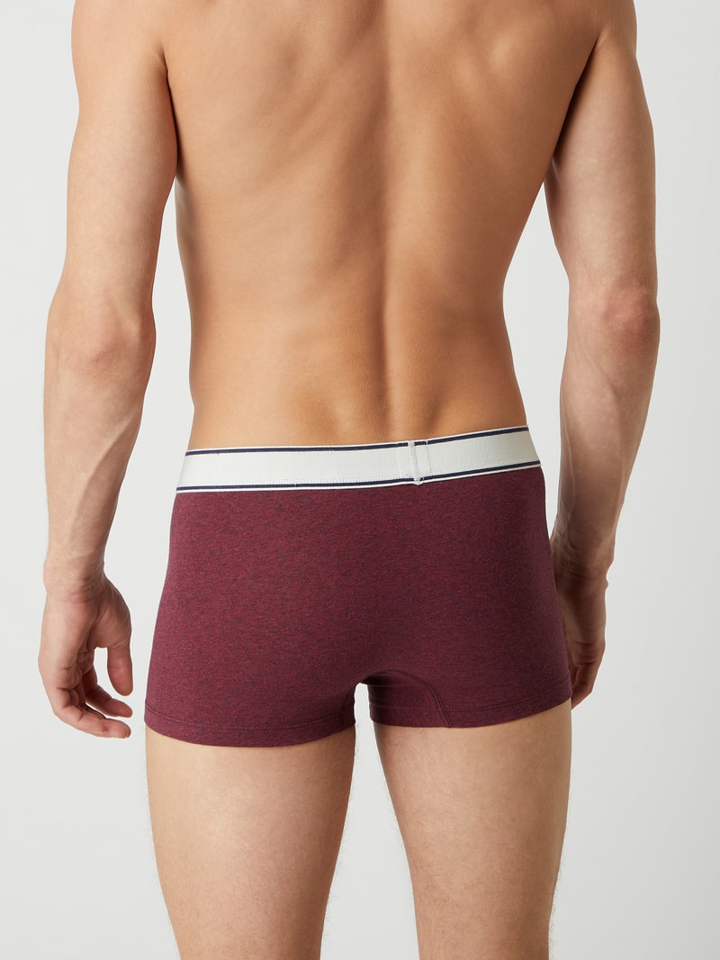 Trunks im 2er-Pack in bordeaux rot meliert