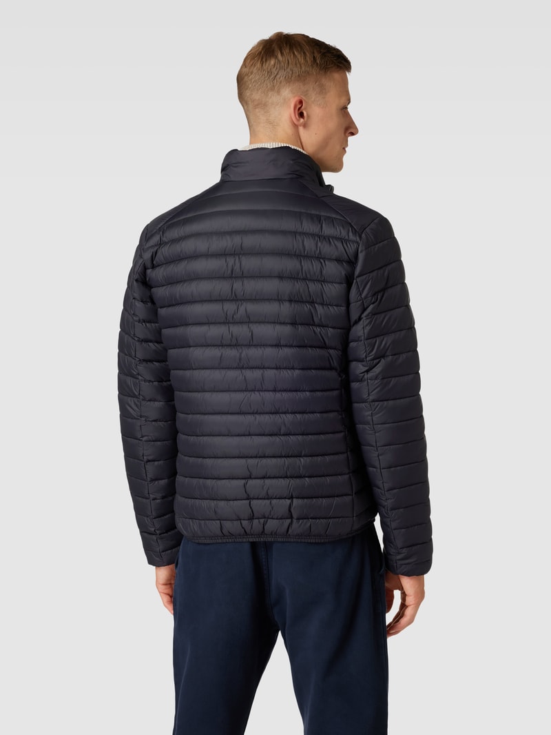 Steppjacke mit Stehkragen Modell 'ALEXANDER' in schwarz