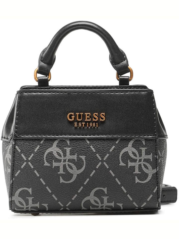 Guess Henkeltasche in Grau - (B)13 x (H)11,5 x (T)6,5 cm günstig kaufen onesize