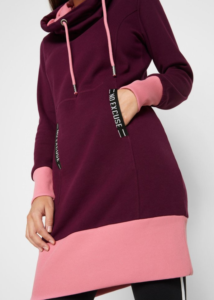 Sweatkleid mit Kängurutasche
