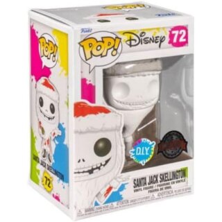 Nightmare before Christmas POP! Disney Vinyl Figur - Santa Jack(DIY)(WH)