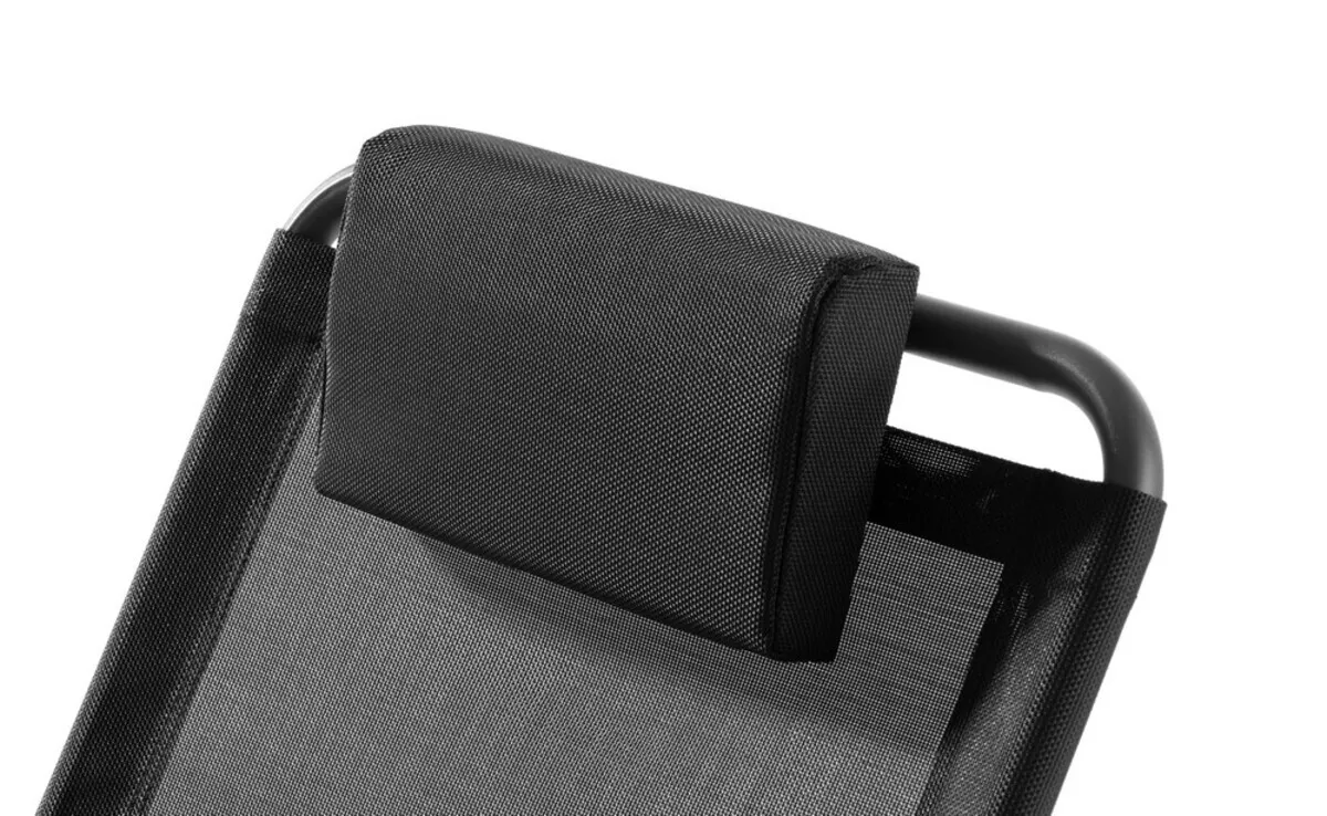 HC Home & Living Schaukelliege mit Kissen - Schwarz