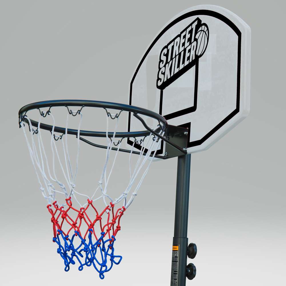 STREETSKILLER höhenverstellbarer Outdoor Basketballkorb 1,79 - 2,13 m