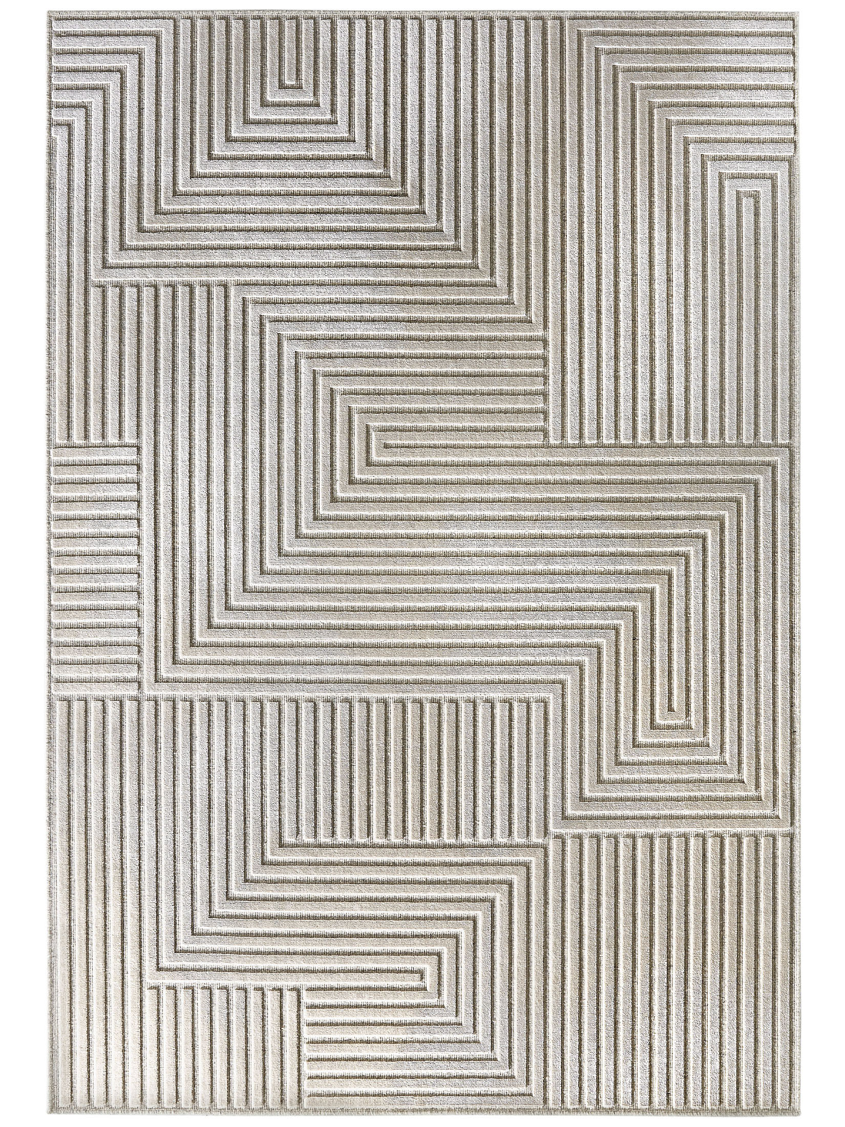 Clifton Moderner Teppich, Creme