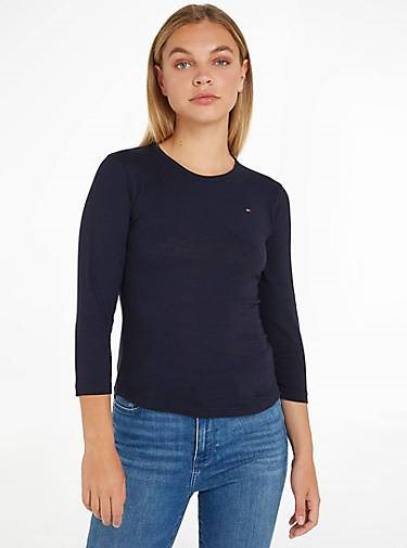 TOMMY HILFIGER Damen Shirt 3/4-Arm Slim Fit