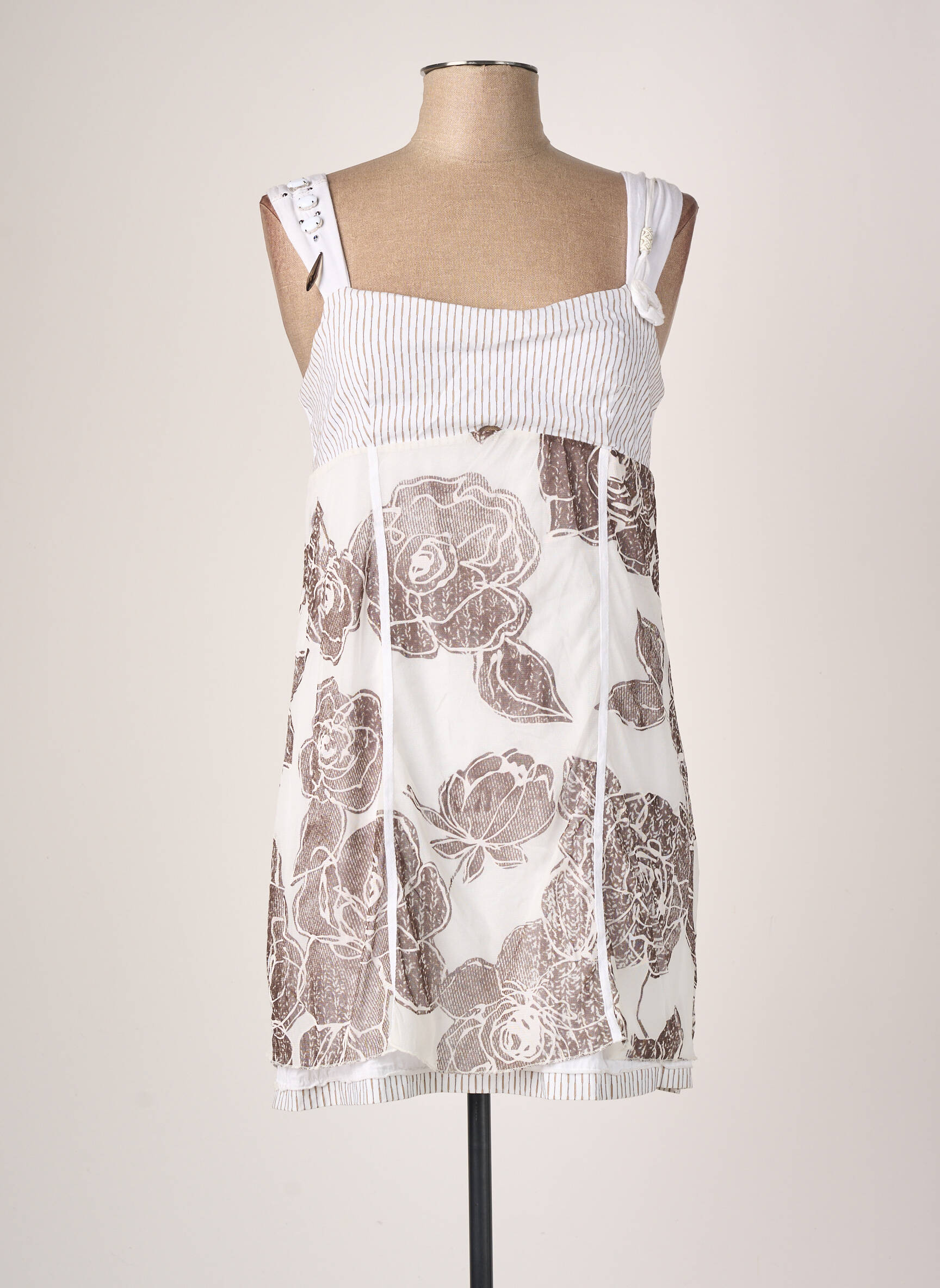 Elisa Cavaletti Tuniquemanchelongue Femme couleur blanc