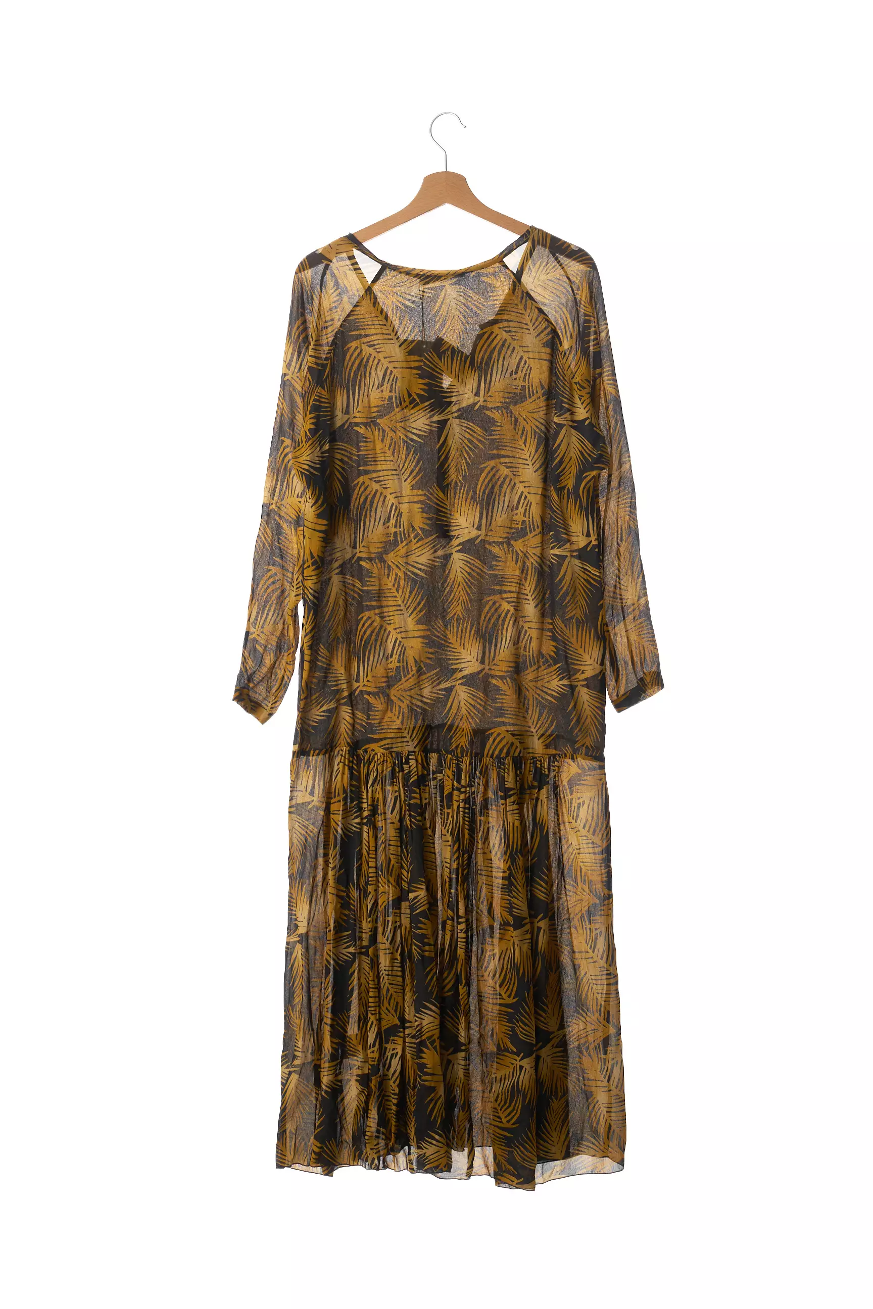 Rabens Saloner Robes Longues Femme couleur jaune