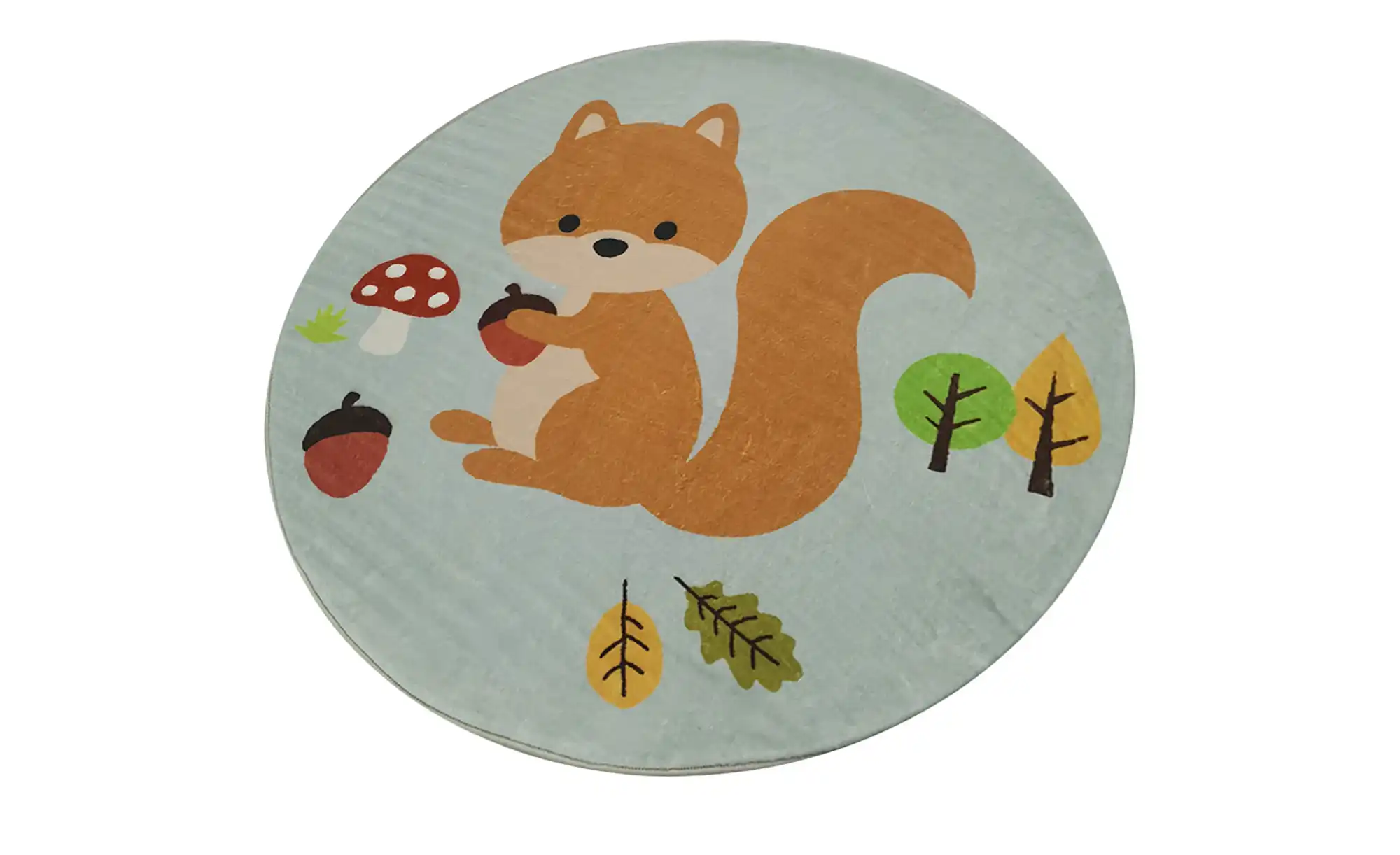 KJUT Kurzflorteppich Eichhörnchen