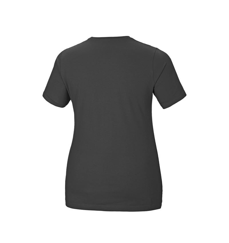 e.s. T-Shirt cotton stretch, Damen, plus fit