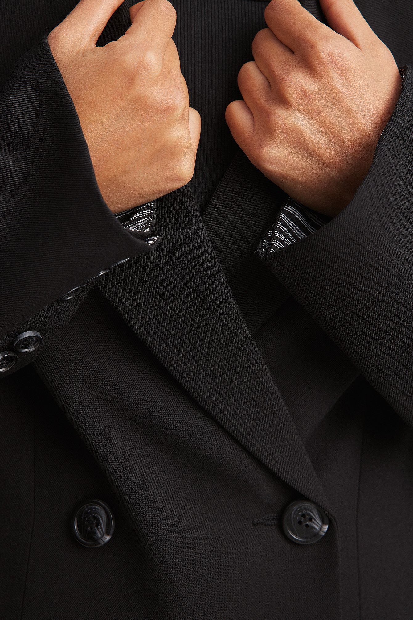 Zweireihige Blazer-Jacke