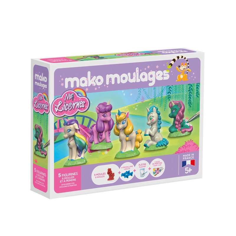 Coffret Mako moulages Mes licornes