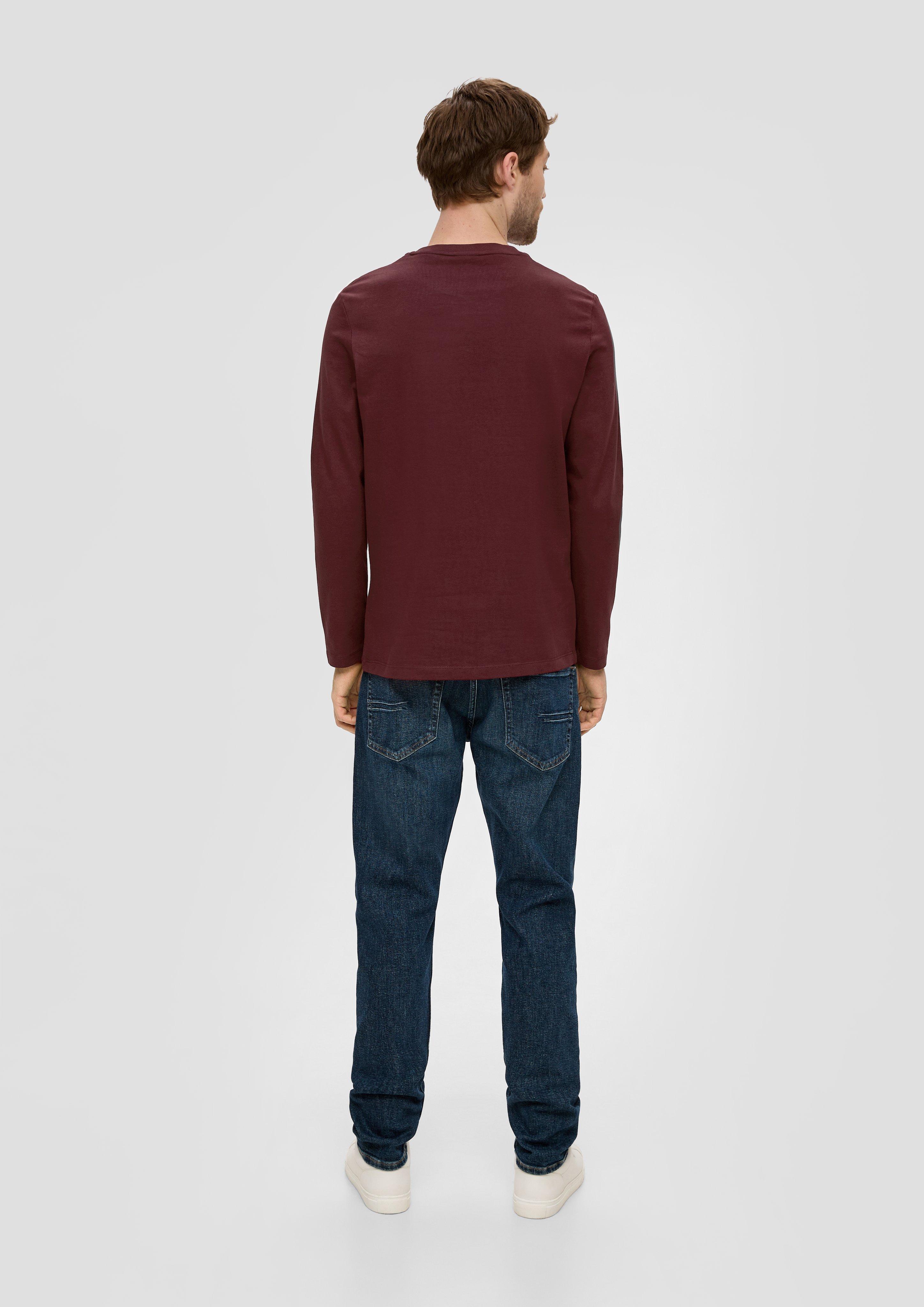 Longsleeve mit gummiertem Label-Print  2138671-39D1
