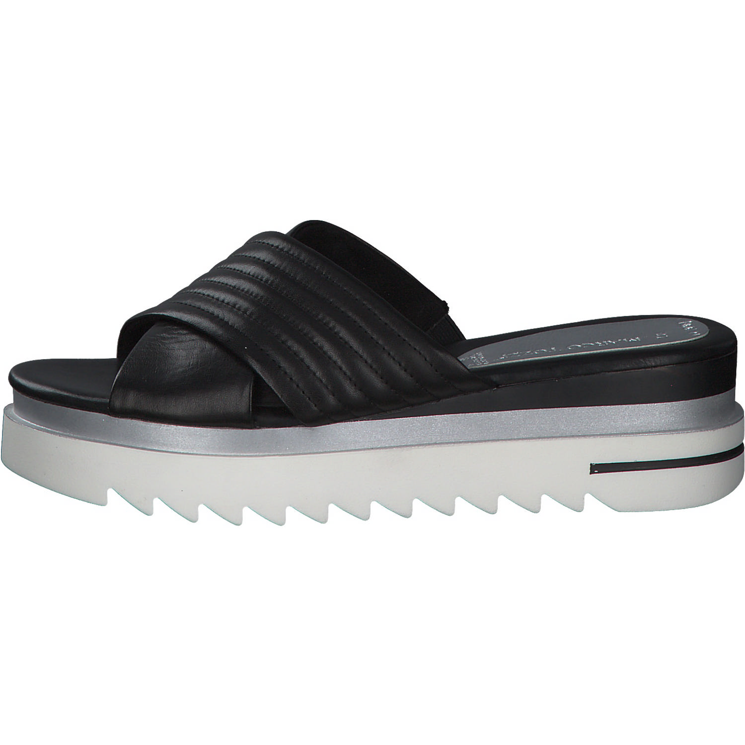 Marco Tozzi 27212, Offene Halbschuhe, Damen, BLACK ANTIC