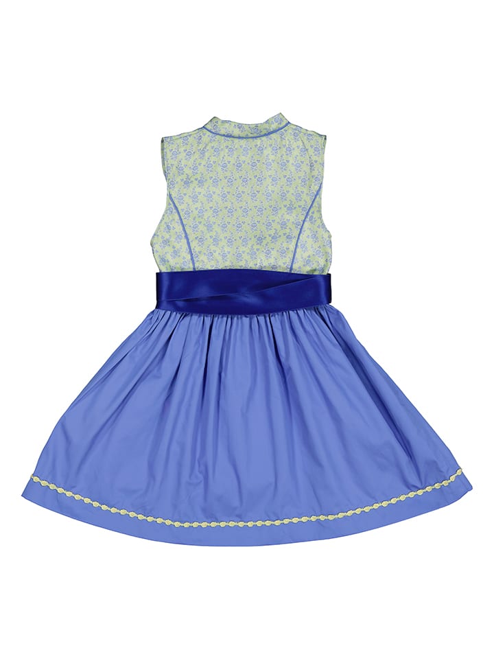Isartrachten Dirndl in Hellgrün/ Blau günstig kaufen