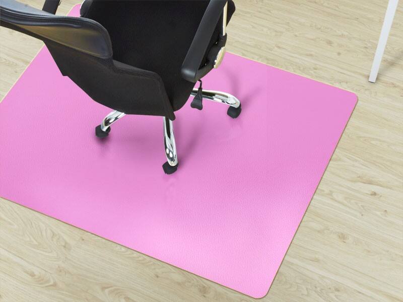 Bodenschutzmatte Floordirekt Pro Hartböden Pink Polypropylen 750 x 1200 mm
