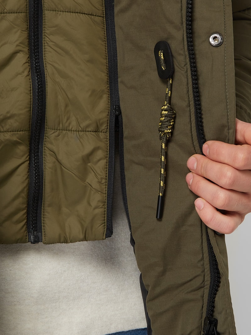 Parka mit Baumwoll-Anteil in olivgrün