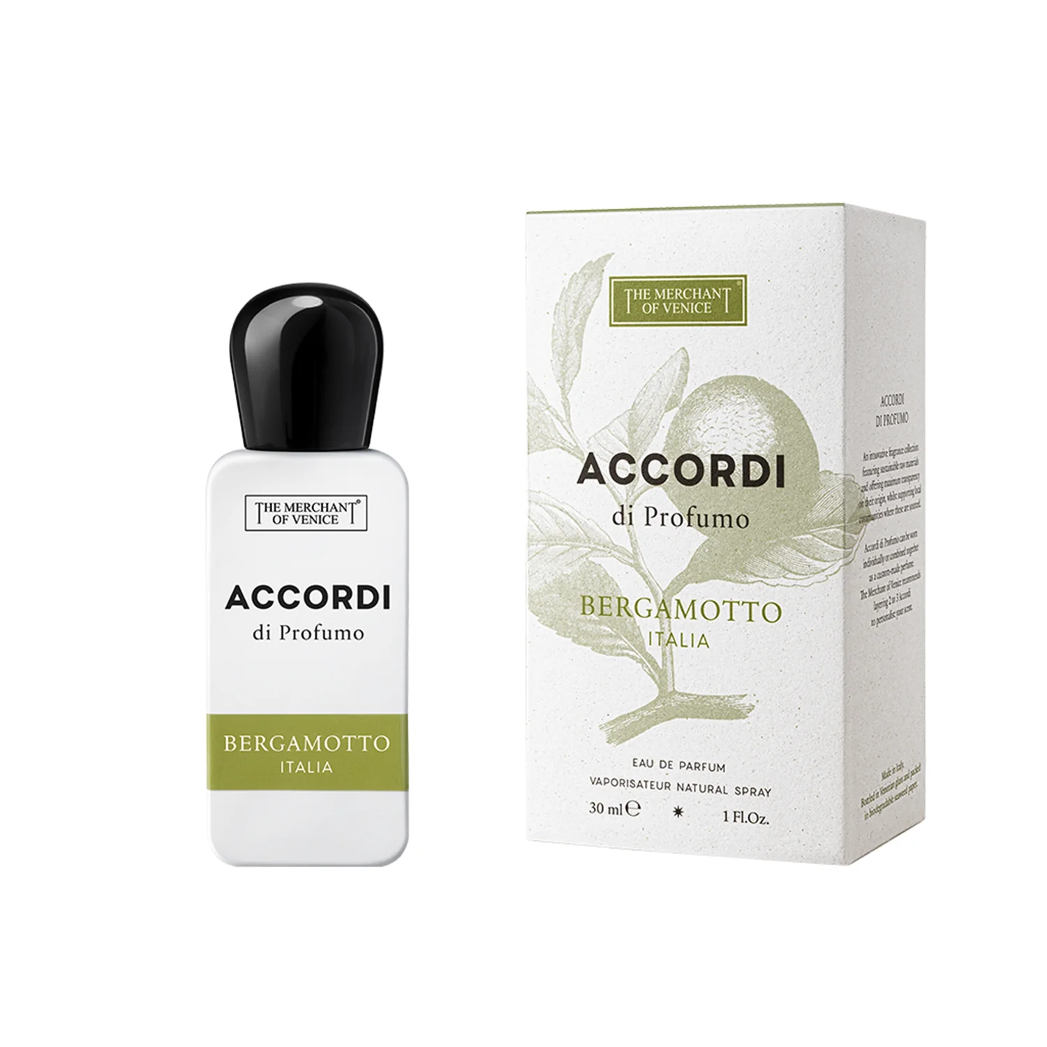 Bergamot Perfume Accords Italy - Eau de Parfum, Unisex Eau de Parfum