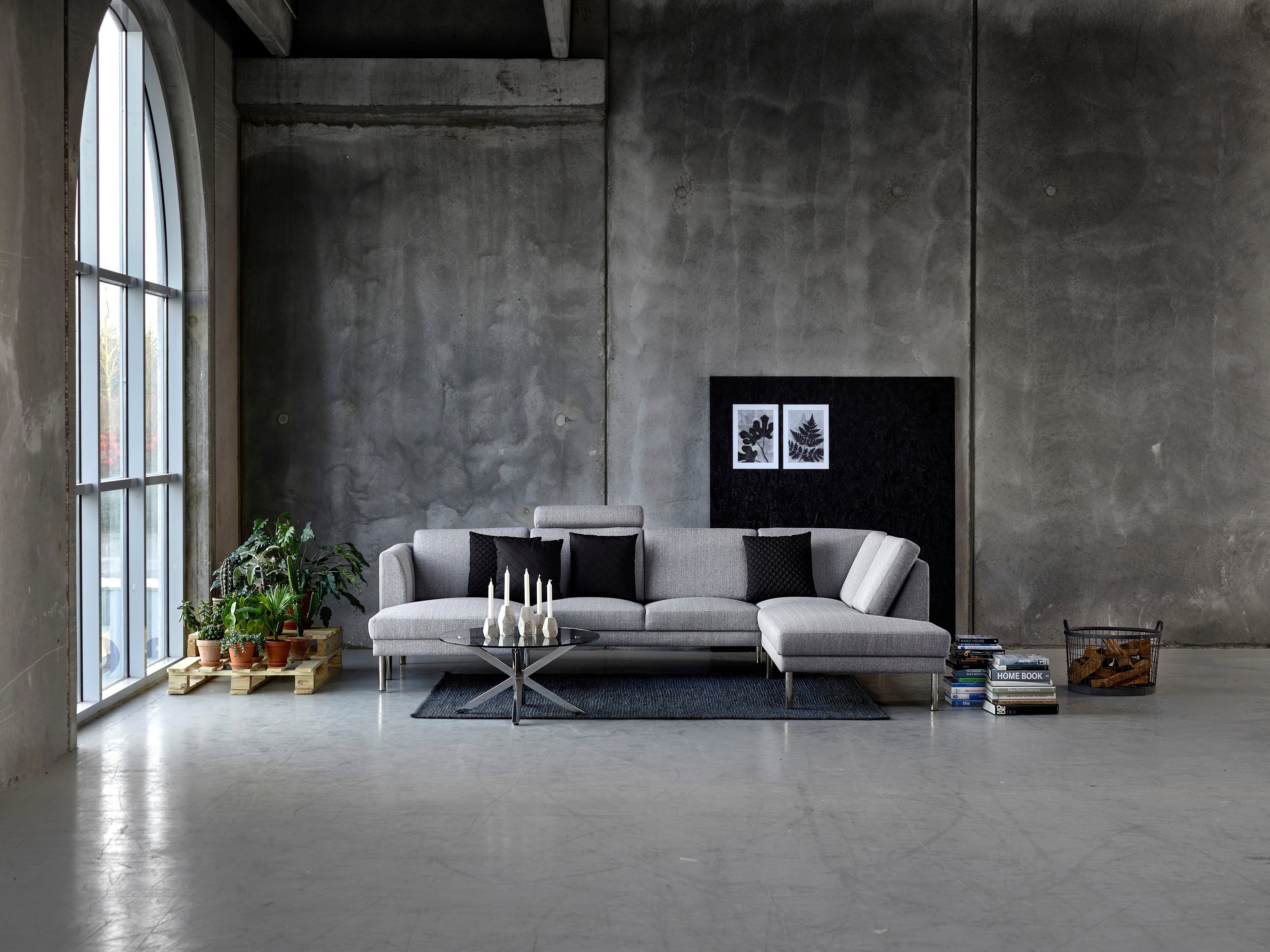ACTONA GROUP Couchtisch Hanna, mit Glastischplatte aus klarem Glas und Chrom Gestell