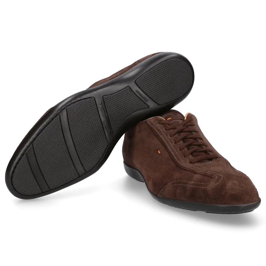 Santoni - Sneaker low AMG W Wildleder - braun