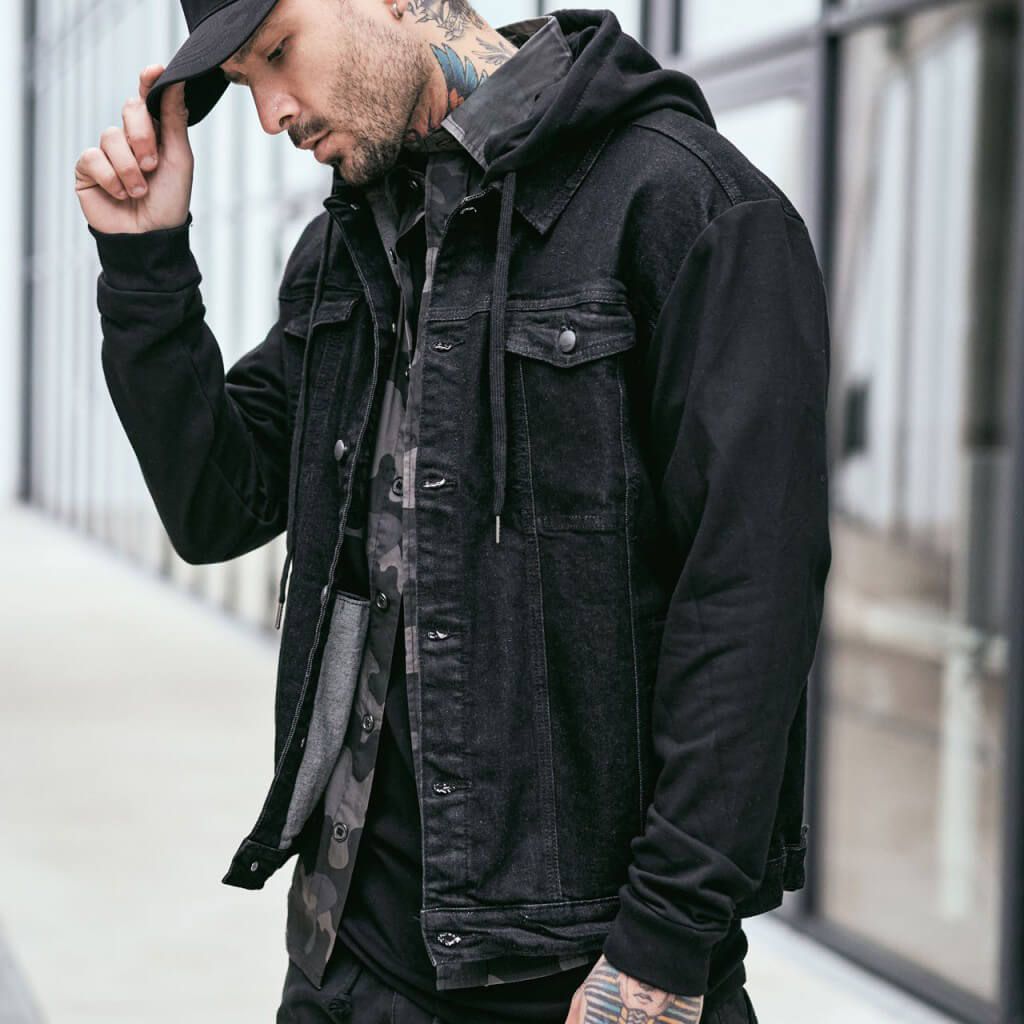 Cradock Denim Sweat Jacke