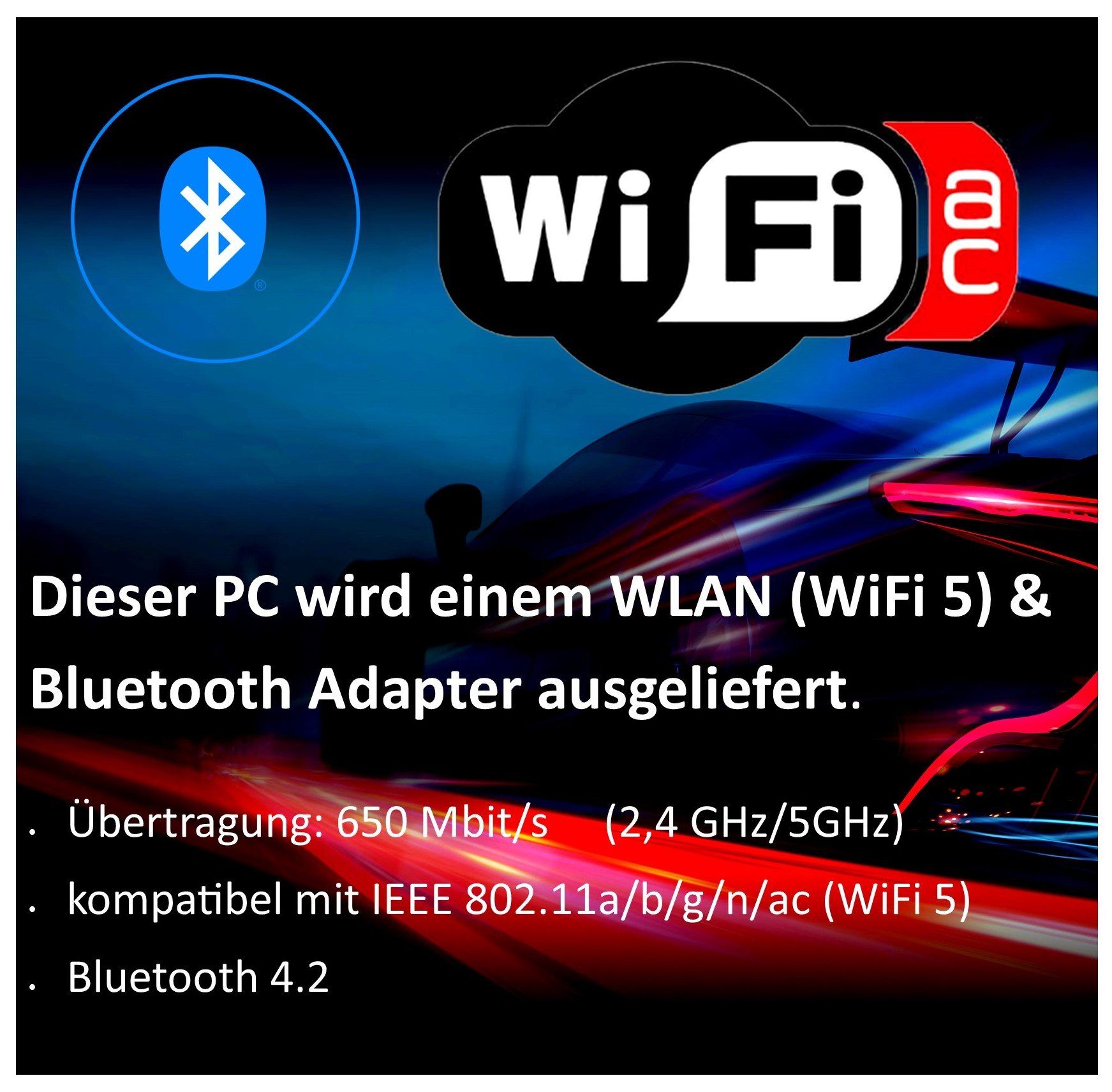 Meinpc 2K-Set Ryzen 7 RTX 4060 Gaming-PC-Komplettsystem (27,00