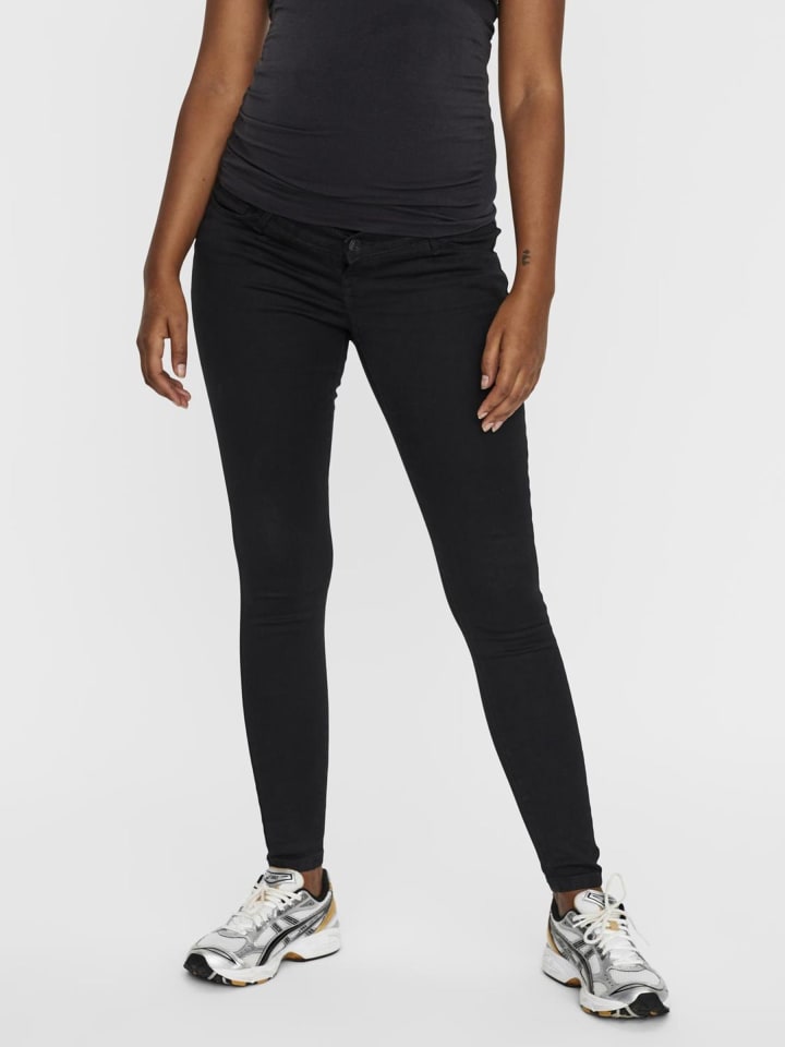 Vero Moda Umstandsjeans mit Skinny Fit in Black günstig kaufen XS