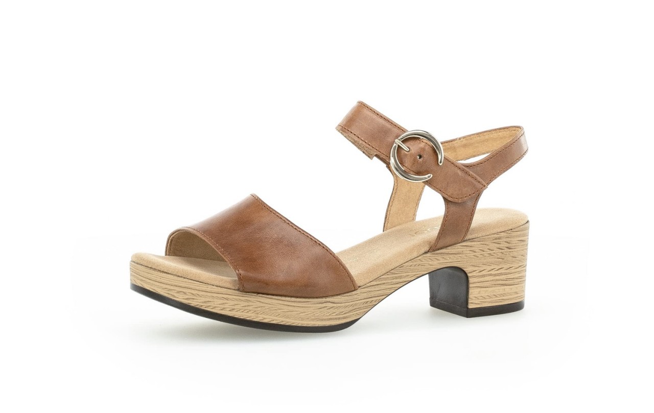 GABOR Komfort Sandalen beige Gabor Comfort Plateau Sandale 42.071.53