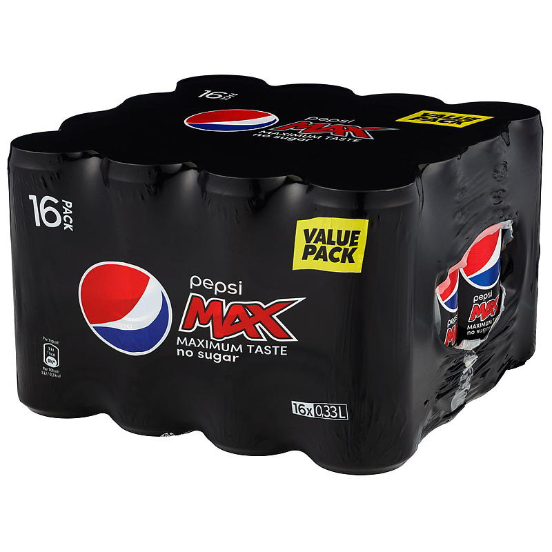 Pepsi Pepsi Max 16x0,33 l  boks