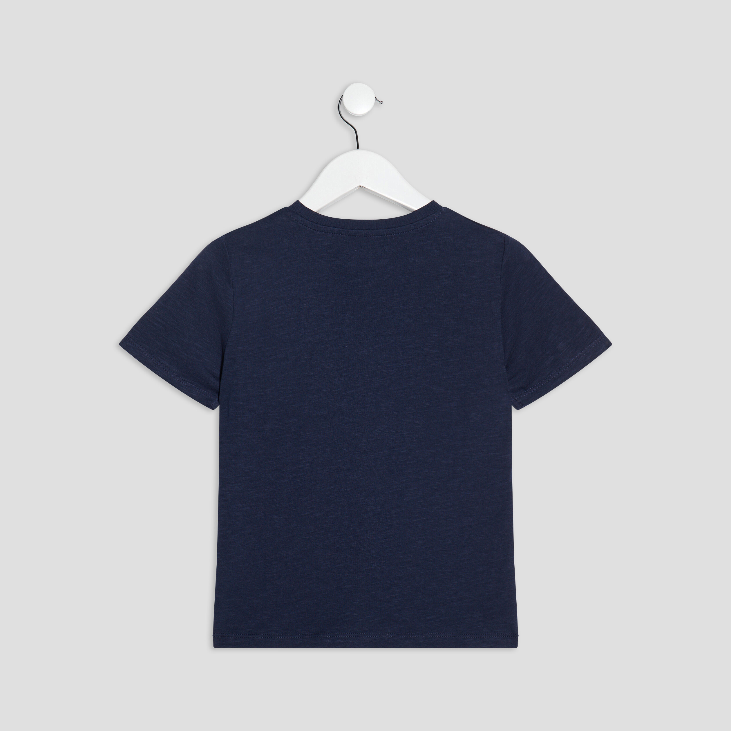 T-shirt manches courtes Creeks bleu marine garçon | La Halle