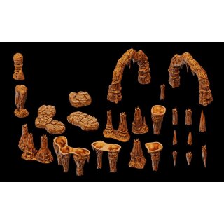 WarLock Tiles: Accessory - Stalactites & Stalagmites