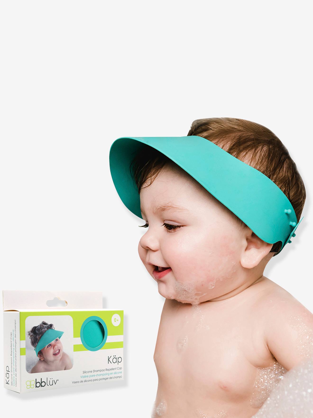 Bbluv Baby Shampoo-Schutzschild aus Silikon KÄP Bblüv - blau